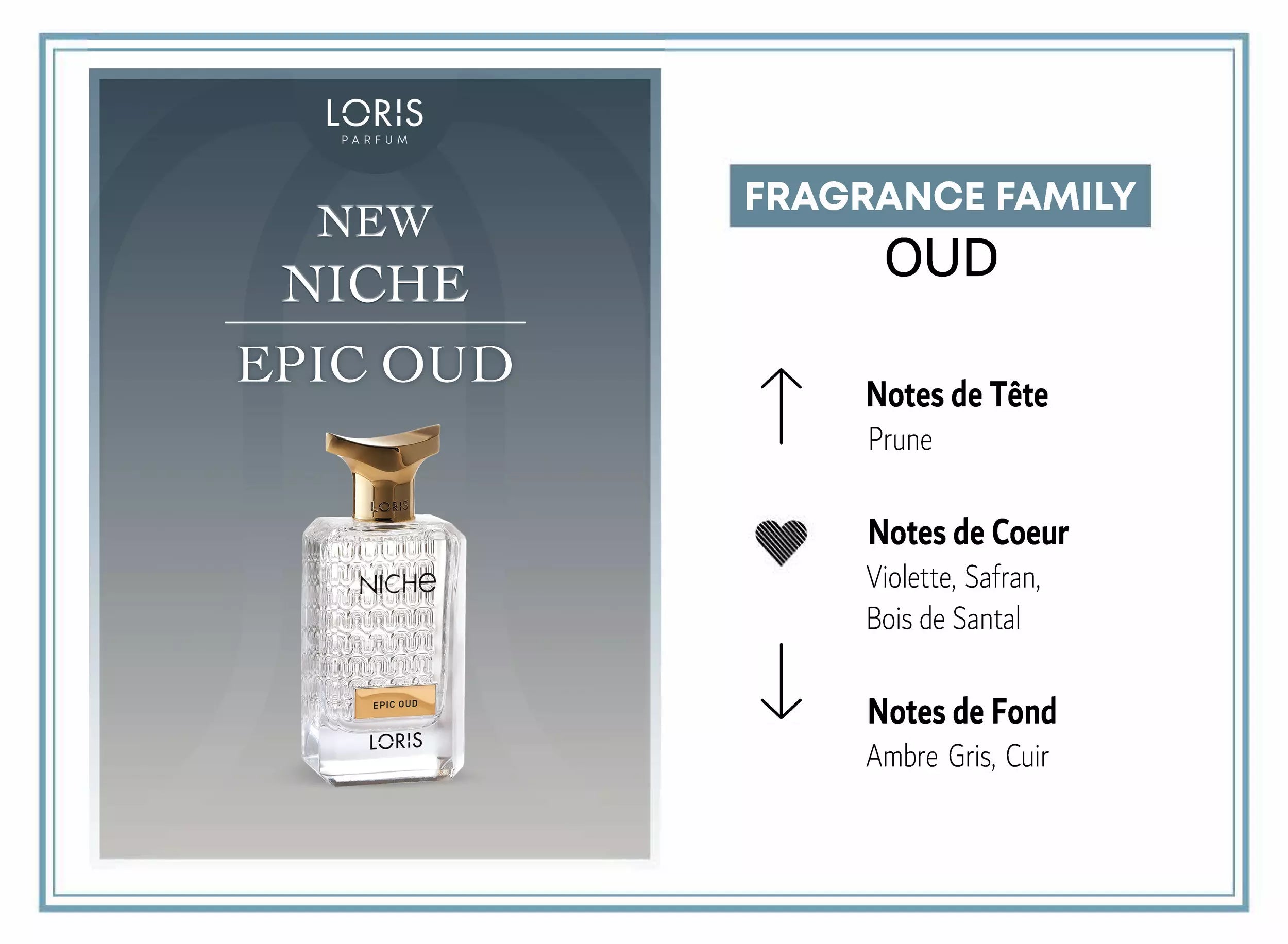LORIS Niche Epic Oud 70ml