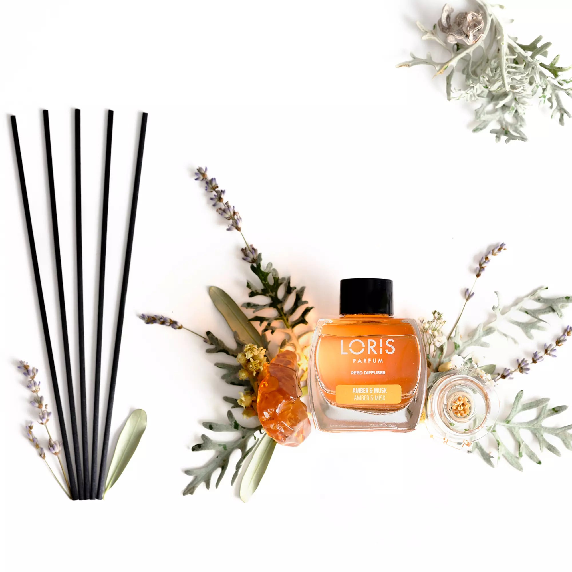 LORIS Diffuseur de parfum Ambre & Musc 120ml