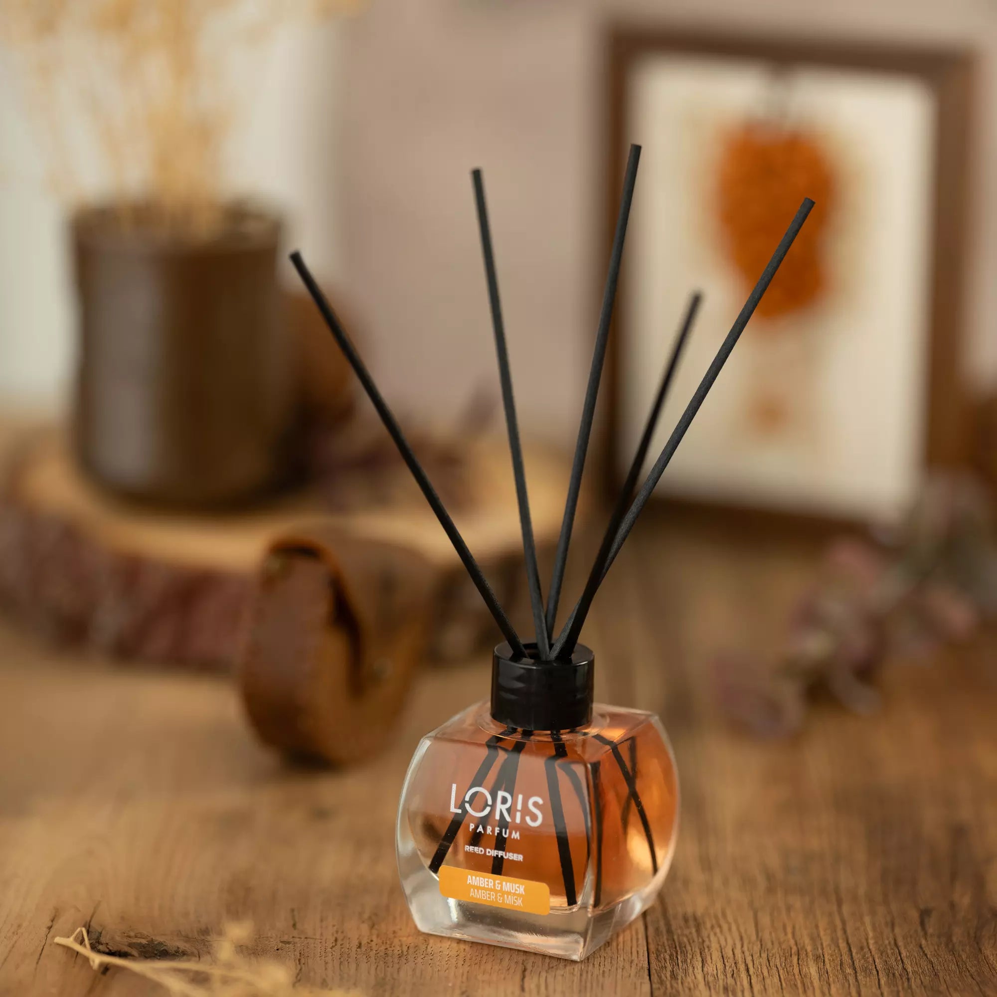 LORIS Diffuseur de parfum Ambre & Musc 120ml