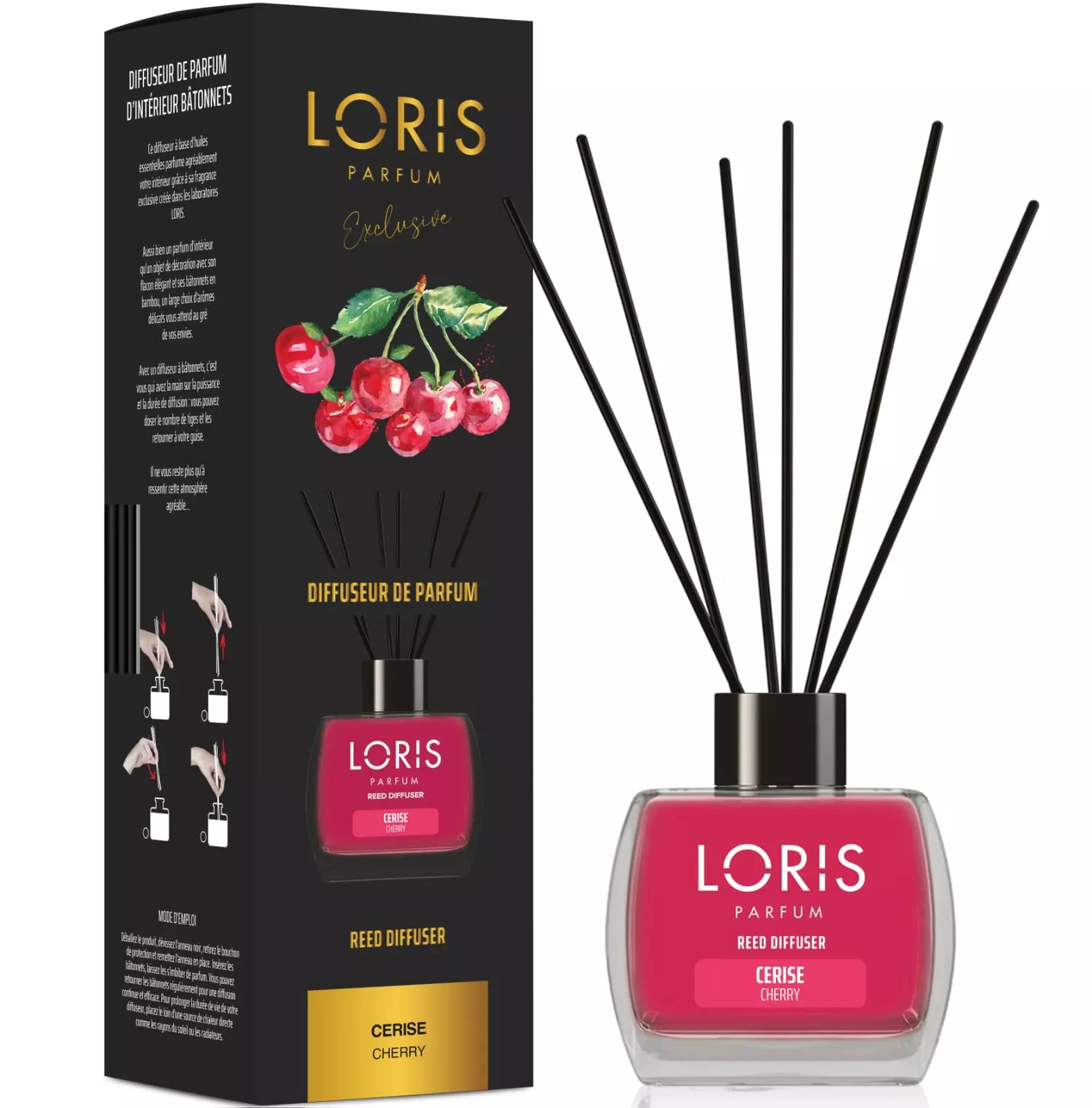 LORIS Diffuseur de parfum Cerise 120ml